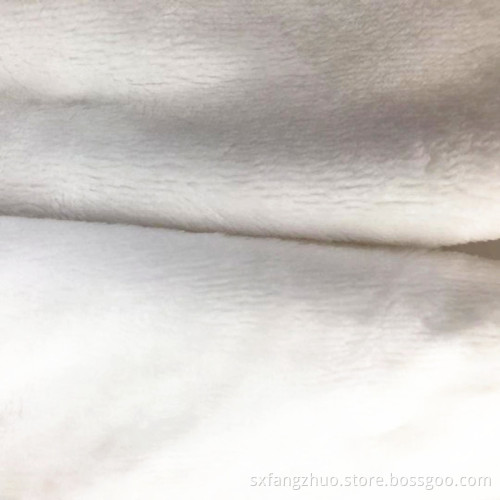flannel fleece fabric white blanket for printing